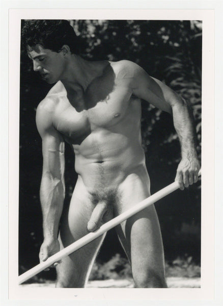 Austin Rohr Outdoors Athletic Beefcake Hunk 1990 Colt/Jim French Gay Physique Photo J13275