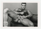 Jake Tanner 1994 Colt Studio 5x7 Serious Stare Muscular Stud Gay Beefcake Hunk J13283