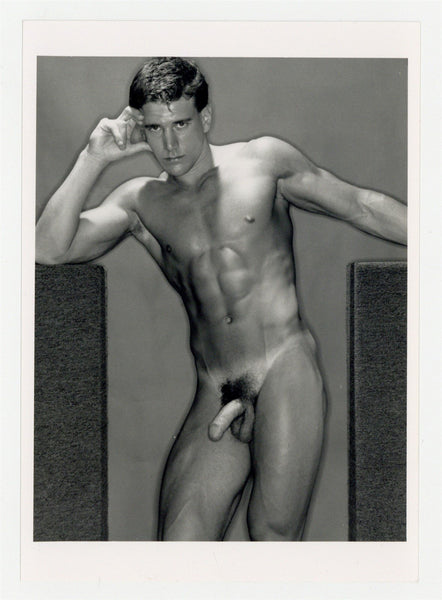 Cameron Hugg 1989 Flirty Hunk Colt Studio 5x7 Jim French Tanned Handsome Beefcake Gay Nude J13291
