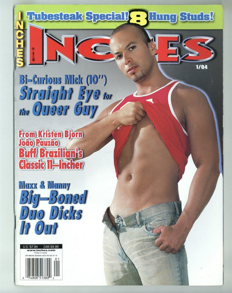 Inches 2004 Manuel De La Cerdo, Robert Collins 100pgs Toby Manning Mavety Media Group Gay Magazine M31025