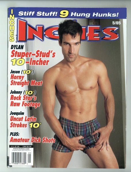 Inches 2005 David Diaz, Joaquim Moreira 100pgs Scott Pennington Mavety Media Gay Pinup Magazine M31029