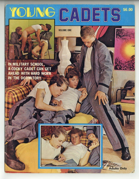 Cocky Cadets V1#1 Military School Gay Pulp 1975 Homoerotic Pictorial 48pgs Falcon Studios Male Sex Pictorial Magazine M30846