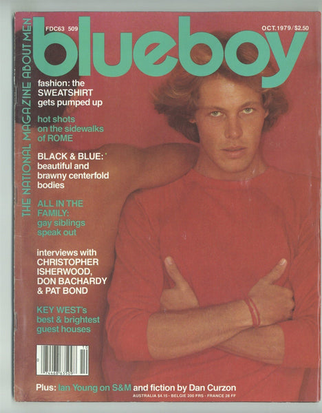 Blueboy 1979 Black & Blue Sodoma Photography 100pg Vintage Gay Pinup Magazine M37266