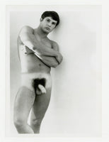 Nino Scappa 1980 Tall Dark Beefcake Hunk Colt Studio Jim French 5x7 Vintage Gay Nude Photo J13984