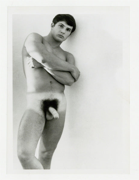 Nino Scappa 1980 Tall Dark Beefcake Hunk Colt Studio Jim French 5x7 Vintage Gay Nude Photo J13984