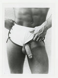 Gary Franklin 1980 Short Shorts Hairy Well Endowed Colt Studio Model 5x7 Jim French Beefcake Gay Photo J13993