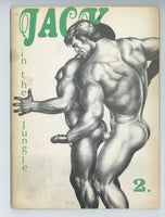 Jack In The Jungle #2 Tom of Finland 1968 DFT Publishing 1st Edition Denmark 44pgs Gay Comic Book M29090