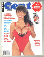 Gent Magazine 1995 Angelique, Lilli Xene, Pandora Peaks 114pgs Thick Chunky Girls, Dugent Publishing M31226