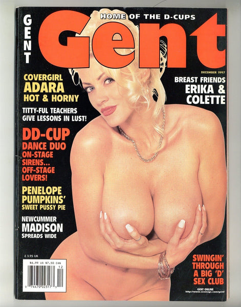 Gent 1997 Adara Michaels, Penelope Pumpkins 146pgs Dugent Publishing Big Boobs Magazine M31267