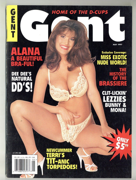 Gent 1997 Alana Barbi, Karen Tyler, Brittany Bunny, Collette Dupree 100pgs Dugent Publishing, Vintage Big Boobs Magazine M31276