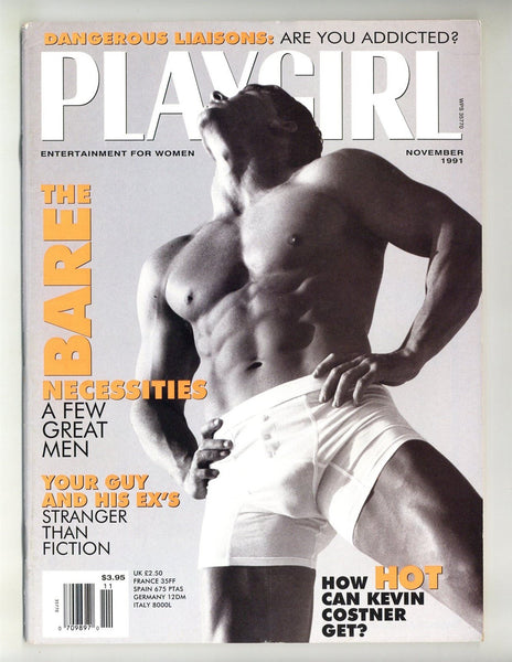 Playgirl 1991 Glenn Brown, Mark Van Dulman, Tim Barker 108pgs Gay Magazine M31293