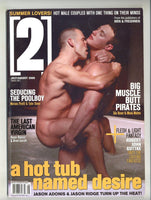 Two Magazine 2005 Jason Adonis, Jason Ridge, Marcos Pirelli, Tyler Stone 98p Specialty Pub Gay Magazine M31328