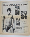 Laddie V4#5 Homoerotic Tabloid 1981 Gay Press Sex Pulps 32pgs Heavenly Distributors, NYC L126