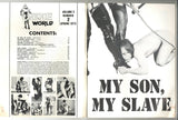 Unique World V3#2 Joy Woods, Candy Samples 1973 Female Domination Magazine 100pgs Eros Goldstripe BDSM M31394