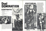 Dual Domination V4#4 Female Domination Magazine 1976 Cross Dressing, Fetish Erotica 64pgs Eros Goldstripe M31411