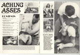 Aching Asses V9#2 Vintage Spanking Fetish Magazine 1978 BDSM Erotica 48pgs Eros Goldstripe M31427