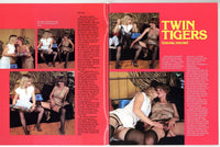 Gay Gals V1#1 Twin Tigers 1980 Vintage Lesbian Porn Magazine 36pgs Swedish Erotica Publishing M31440