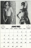 Le Salon International Leather Calendar 1983 Gay Bondage 28pgs Vintage Leathermen Magazine LSI Pub. M36303