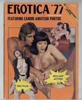 Erotica '77 Annual V4#4 Group Sex Pictorial Pulps 1976 Provocative Sleaze Stories 60pgs Eros Publishing M31473