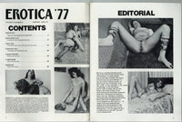 Erotica '77 Annual V4#4 Group Sex Pictorial Pulps 1976 Provocative Sleaze Stories 60pgs Eros Publishing M31473