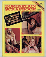 Female Domination Scrapbook V4#4 Rene Bond, Uschi Digard 1973 Femdom Cuckold Husband Fetish Magazine 60pgs Eros Goldstripe, BDSM M31474