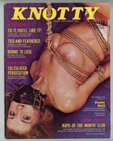 Knotty Magazine V3#3 Fanni Hall, Su Ling, Robert Bishop 1975 Erotic BDSM 64pgs House of Milan M31522