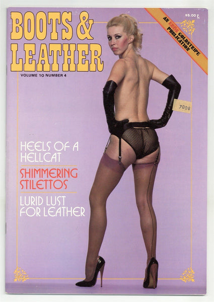 Boots & Leather V10#4 Long Legs, High Heels, Stockings 1979 Erotica Magazine 58pgs Eros Goldstripe M37079