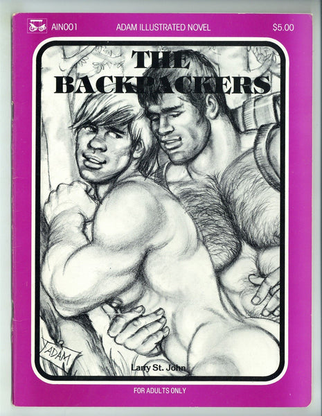 The Backpackers V1#1 Adam Illustrated Novel 1978 Vintage Gay Comic 62pgs Suree Limited M36297