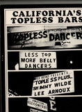 The Bare Breast Rebellion V1#1 California Topless Bar Directory 1966 San Francisco, Los Angeles, San Diego 72pgs Brothel Sari Publ. M40003