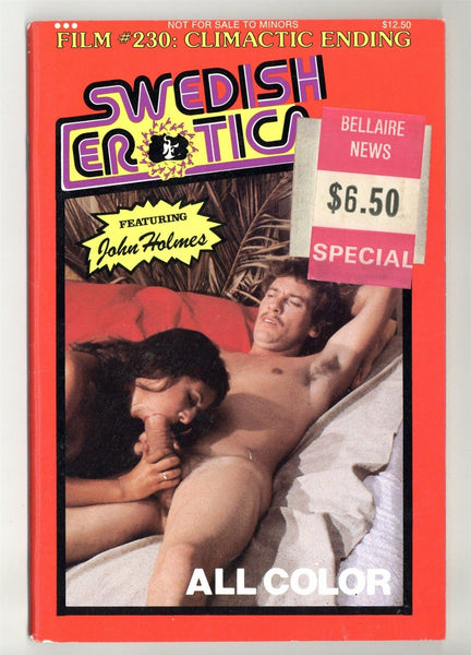 Swedish Erotica #230 Donna Hart, John Holmes 1981 Climatic Endings 48pgs Swedish Erotica M31697