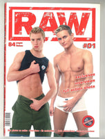 Raw Films Magazine V1#1 Nicholas Santos, Cameron Jackson, Johan Volny 1990 Homoerotic Magazine 84pgs RF Publishing M31705