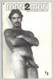 Man2Man #4 Vintage Gay Journal 1980 Homoerotic Photo Art 56pgs Jack Fritscher, Mansquared Publishing M32325