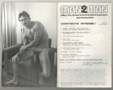 Man2Man #4 Vintage Gay Journal 1980 Homoerotic Photo Art 56pgs Jack Fritscher, Mansquared Publishing M32325