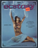 Ecstasy V1#1 Interracial Beatnik Erotica 1969 Nude Hippie Women Pinups 72pgs Ed Wood Jr, Calga-Pendulum Publ. M35812
