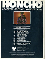 Honcho #1 Leather Special 1982 Zeus, Colt, Rod Kasnar, Vito Cesari, Mark Rutter 48pgs Modernismo Gay Magazine M31726