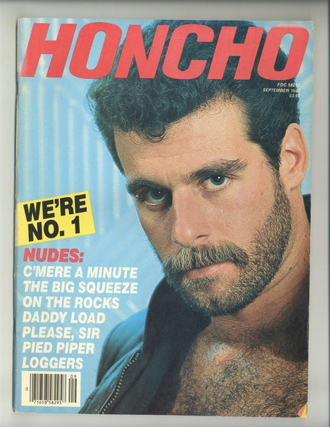 Honcho 1984 Surge Studios, Pantheon 98pgs Modernismo Pub. Leather Macho Men Hairy Gay Pinup Magazine M31751