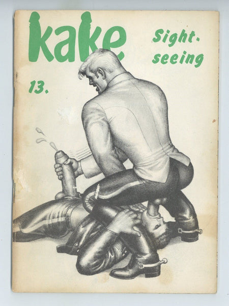 Tom of Finland 1968 Kake #13 Sight Seeing DFT Publishing Amsterdam, Vintage Gay Erotic Comic Book J13543