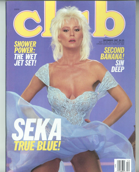 Club Magazine 1987 Seka Adult Film Star 100pgs Fiona Press M32000E