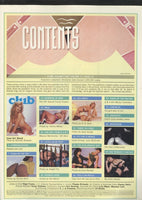 Club Magazine 1987 Blondi Bee 100pgs Adult Film Stars, Fiona Press M32000D