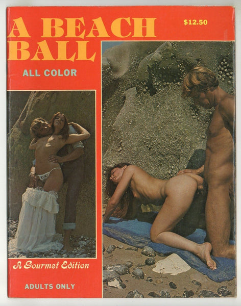 A Beach Ball V1#1 Hot Couples Sex Magazine 1978 Classy Passionate Erotica 56pgs Gourmet Editions Publ. M35888