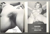 Gloria Special V1#11 Blondes & Brunettes 1970 Explicit Nude Women Pinup Magazine 80pgs White Stag Publishing M31817