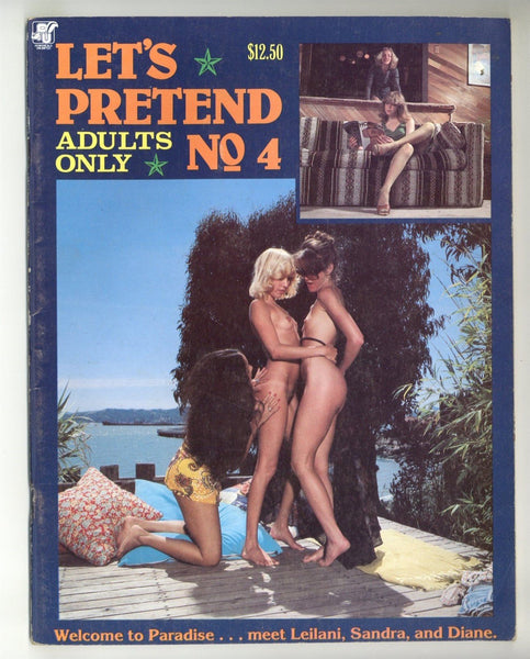 Let's Pretend V1#1 Lesbian Pulp Pictorial 1981 Erotic Magazine 40pgs Periodicals Unlimited M31824