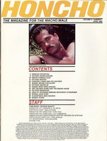 Honcho 1983 Vintage Leather Hairy Men 98pgs Modernismo Publications Gay Pinup Magazine M31839