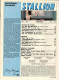 Stallion 1982 Ken Lang, Jeff Kirk, Malexpress Studios 84pgs Bulging Beefcake Hunks Gay Pinup Magazine M31866