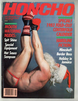 Honcho 1983 Bisonnes, Usher, Vex 98pgs Modernismo Publications Leather Gay Pinup Magazine M31859