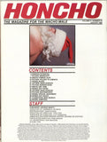 Honcho 1983 Bisonnes, Usher, Vex 98pgs Modernismo Publications Leather Gay Pinup Magazine M31859