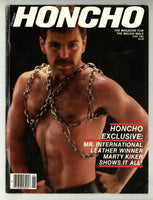 Honcho 1982 Marty Kiker Mr. International Leather, John Preston 98pgs Modernismo Gay Magazine M31869