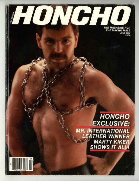 Honcho 1982 Marty Kiker Mr. International Leather, John Preston 98pgs Modernismo Gay Magazine M31869