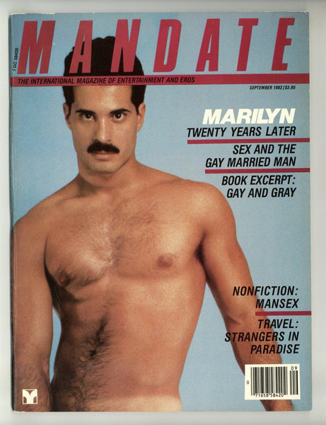 Mandate 1982 Bisonnes, Roy Dean 96pgs Marilyn Monroe Modernismo Publications Gay Pinup Magazine M31885