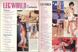 Leg World 2001 Beautiful Leggy Women In Stockings 100pgs LFP Publishing M31897